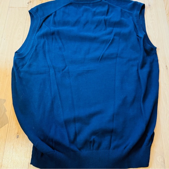 🟦JoS. A. Bank 🟦 navy blue men’s sweater vest🟦 size large 🟦 - Picture 10 of 10